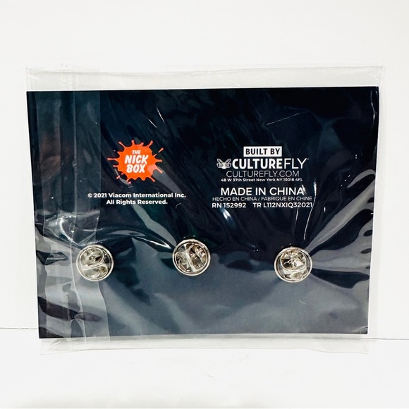 NWT CultureFly Nickelodeon The Nick Box Aaahh!!! Real Monsters Enamel Pin Set - Picture 2 of 5